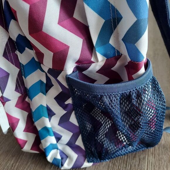 JanSport Big Student CHEVRON Large Backpack Bookbag - Picture 5 of 13